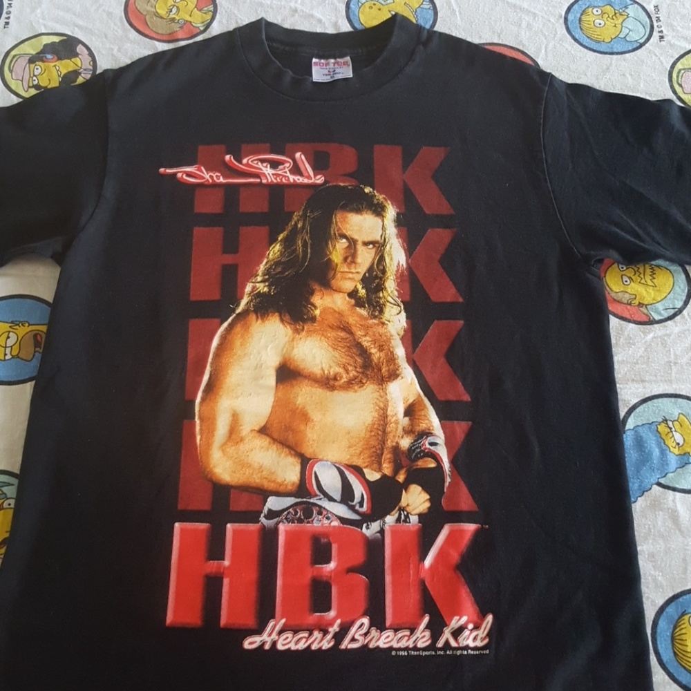 RARE Vintage 1996 WWF Shawn Michaels shirt